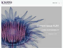 Tablet Screenshot of kyotojournal.org